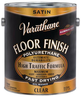 Varathane 130231 Floor Finish Paint, Liquid, Crystal Clear, 1 gal, Can